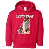 Cool Funny Tennis Cat Wearing Sunglasses Tennis Racket Ball Toddler Hoodie thumb 0