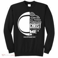 Christian Funny Tennis Player Gift Sweatshirt thumb 0