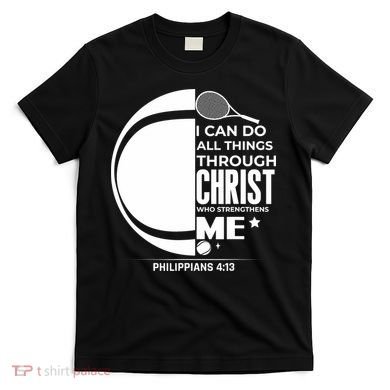 Christian Funny Tennis Player Gift T-Shirt