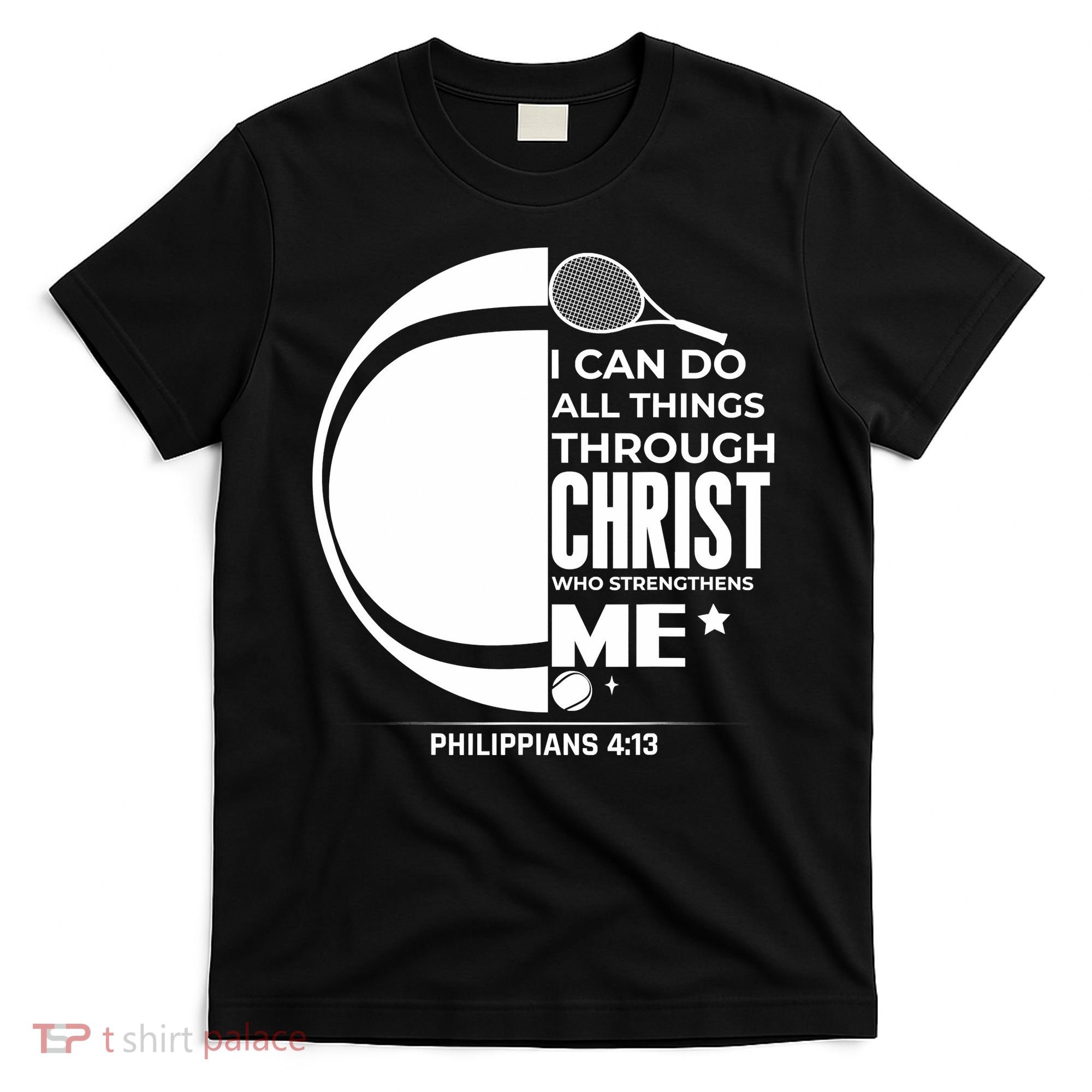 Christian Funny Tennis Player Gift T-Shirt