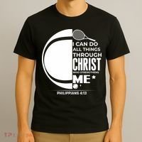 Christian Funny Tennis Player Gift T-Shirt thumb 3