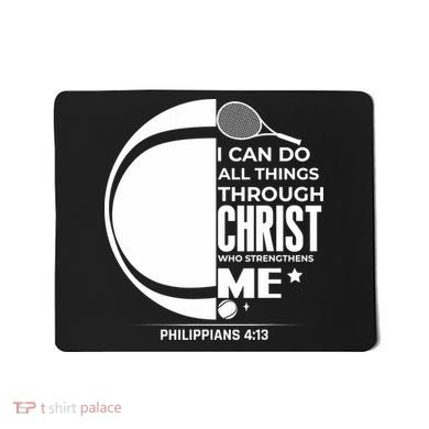 Christian Funny Tennis Player Gift Mousepad