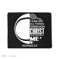 Christian Funny Tennis Player Gift Mousepad thumb 0