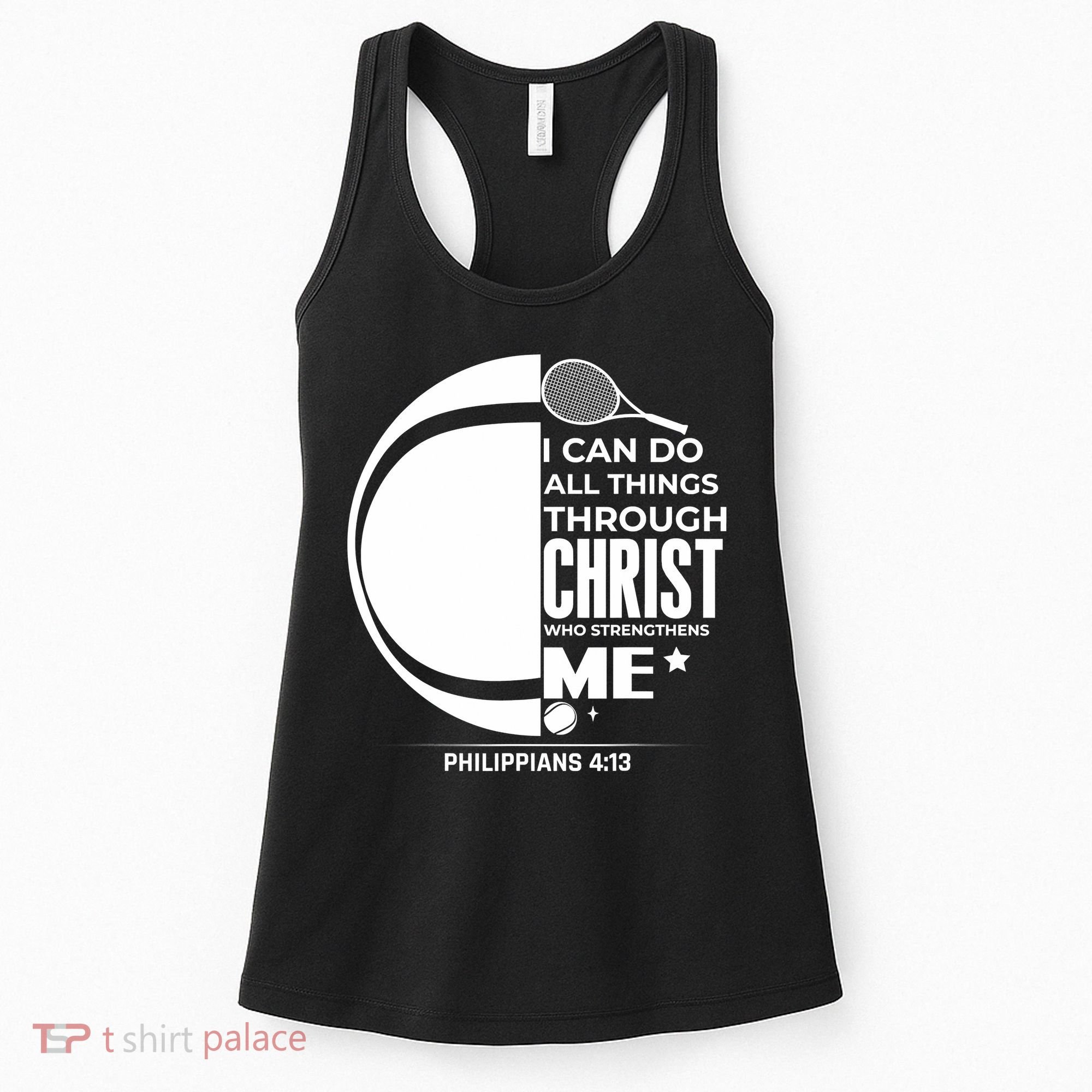 Christian Funny Tennis Player Gift Women's Tank Top
