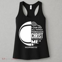 Christian Funny Tennis Player Gift Women's Tank Top thumb 3