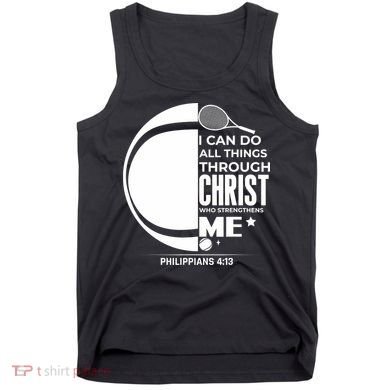 Christian Funny Tennis Player Gift Tank Top