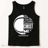 Christian Funny Tennis Player Gift Tank Top thumb 2