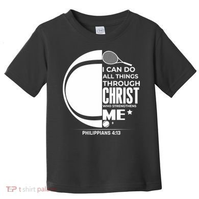 Christian Funny Tennis Player Gift Toddler T-Shirt