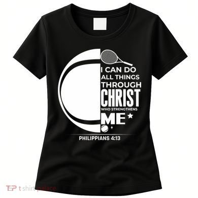 Christian Funny Tennis Player Gift Women's T-Shirt