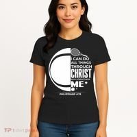 Christian Funny Tennis Player Gift Women's T-Shirt thumb 4