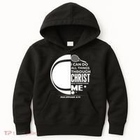 Christian Funny Tennis Player Gift Kids Hoodie thumb 0