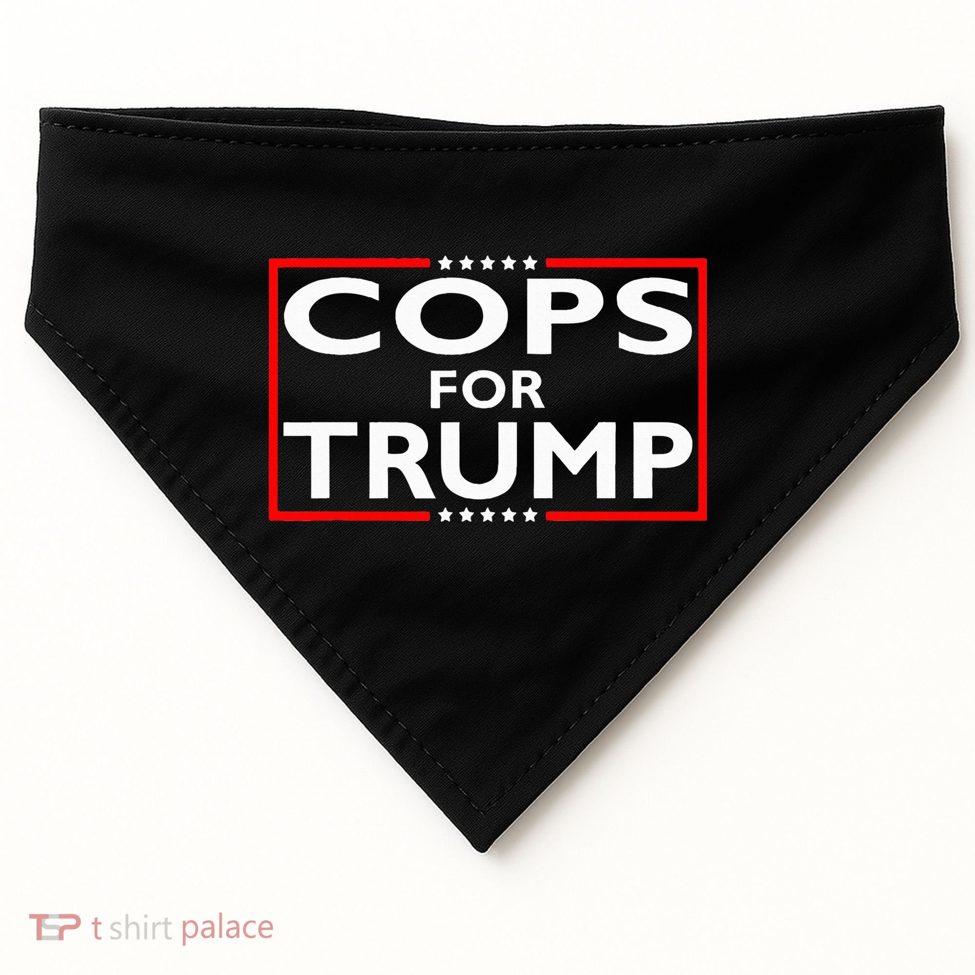 Cops For Trump President Election 2024 USA-Made Doggie Bandana