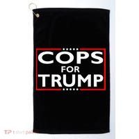 Cops For Trump President Election 2024 Golf Towel thumb 0