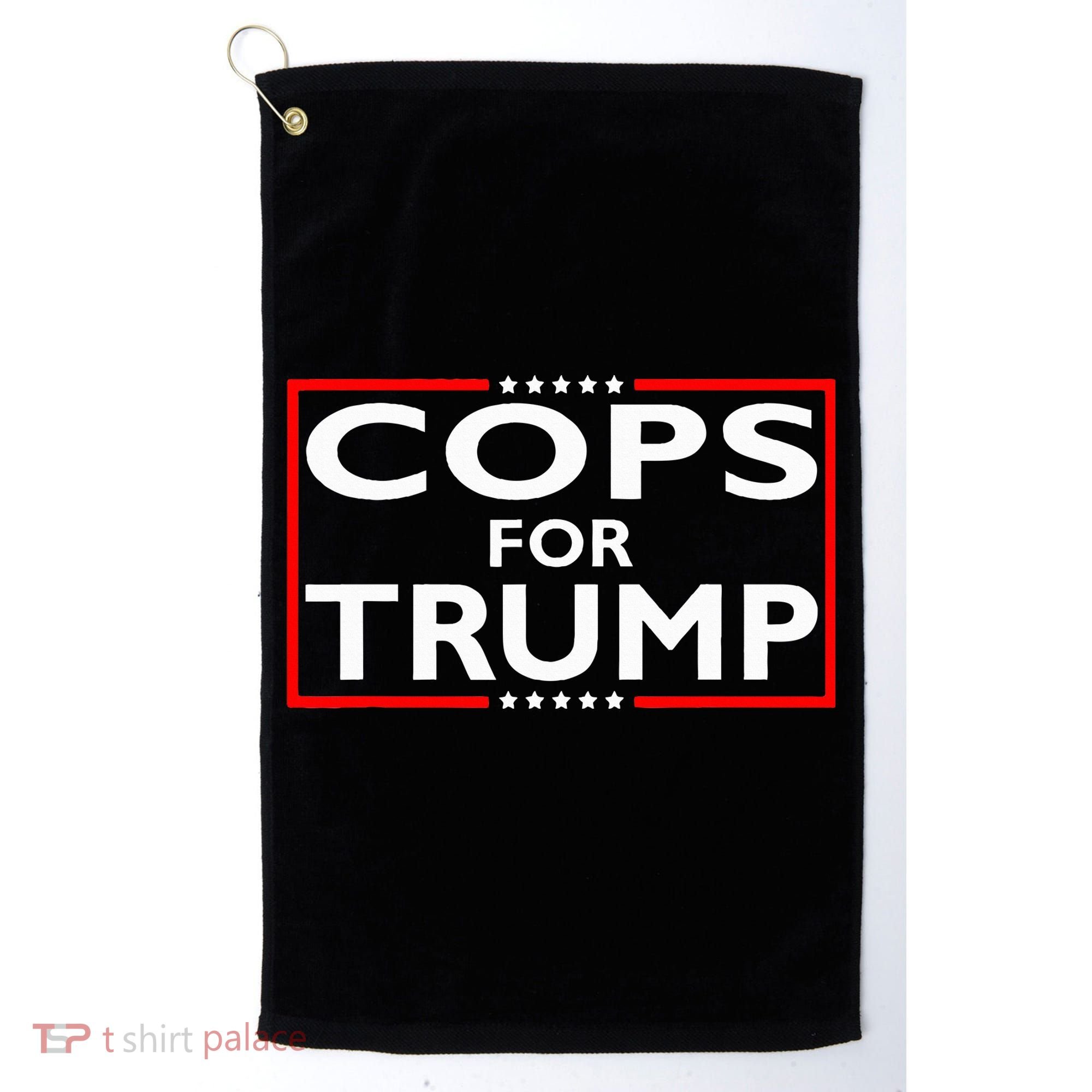 Cops For Trump President Election 2024 Golf Towel