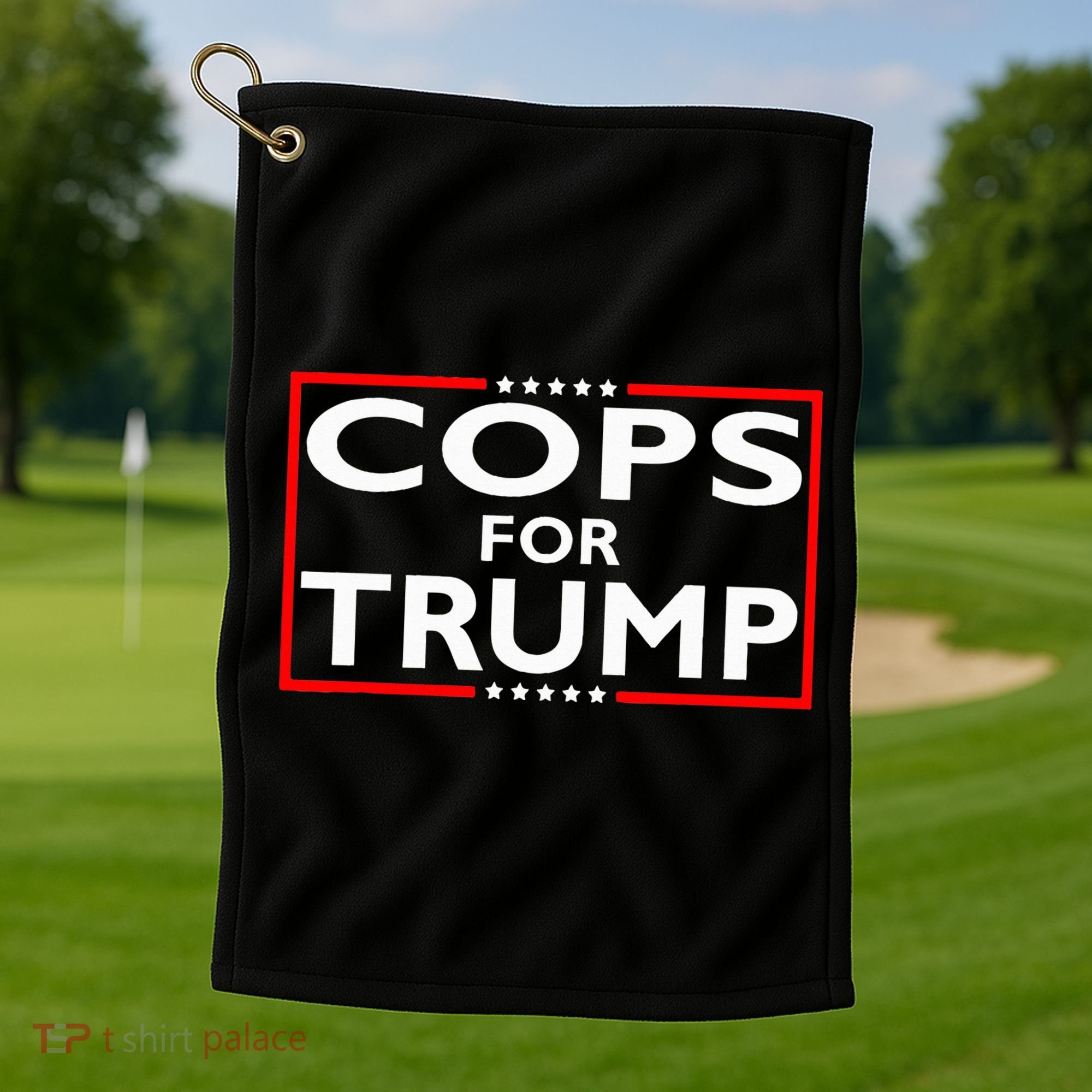 Cops For Trump President Election 2024 Golf Towel