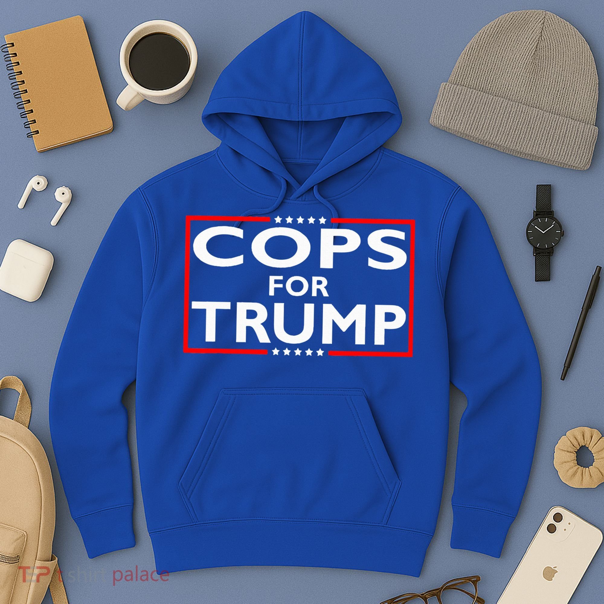 Cops For Trump President Election 2024 Hoodie