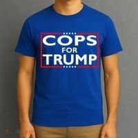Cops For Trump President Election 2024 T-Shirt thumb 3