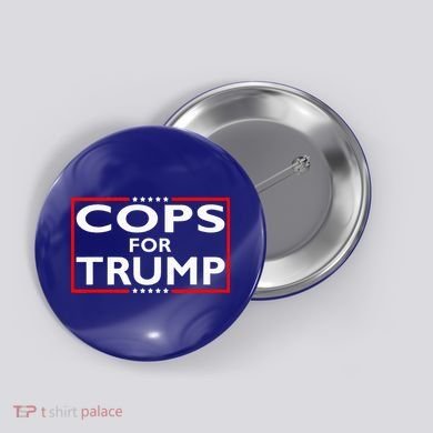 Cops For Trump President Election 2024 Button