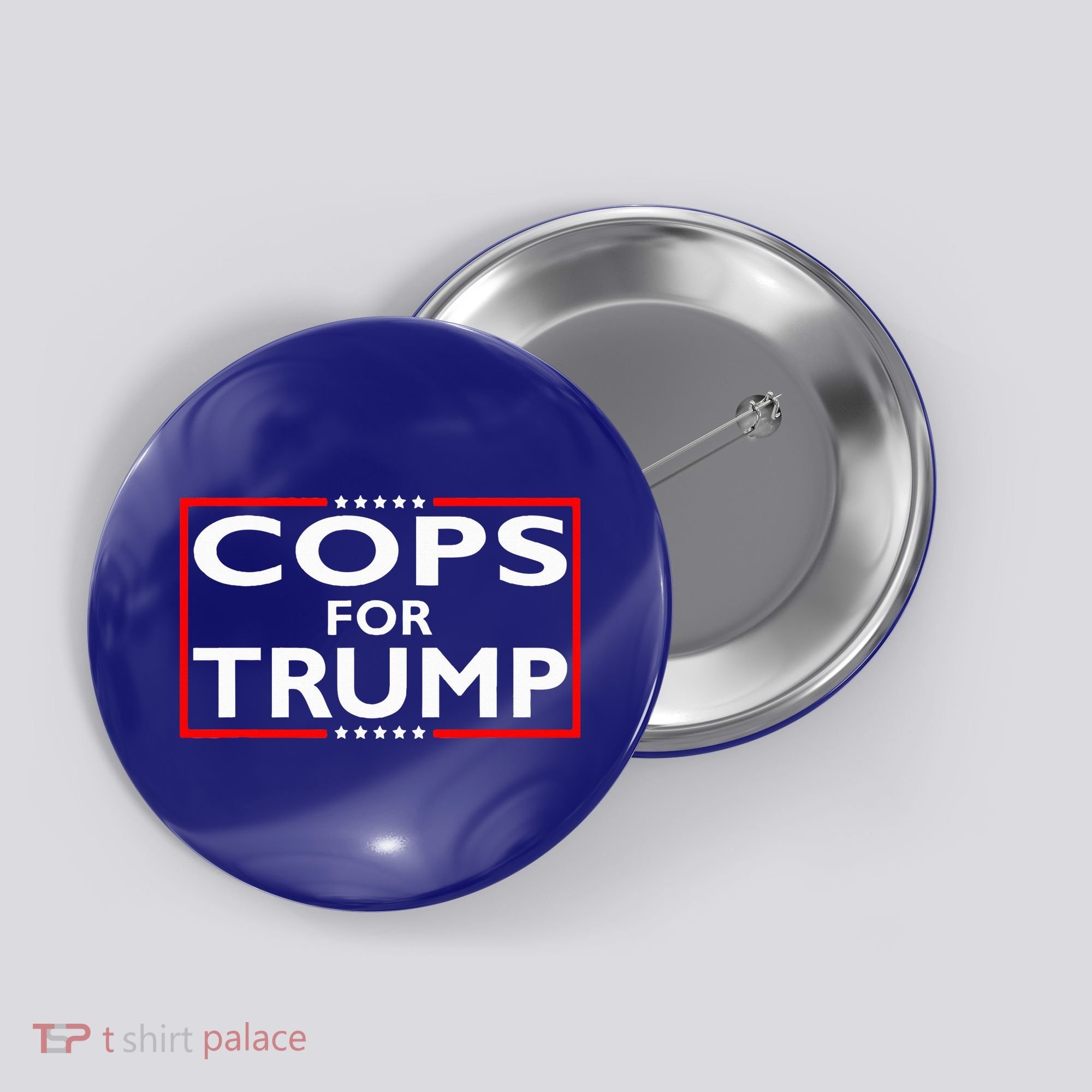 Cops For Trump President Election 2024 Button