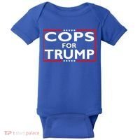 Cops For Trump President Election 2024 Baby Bodysuit thumb 0