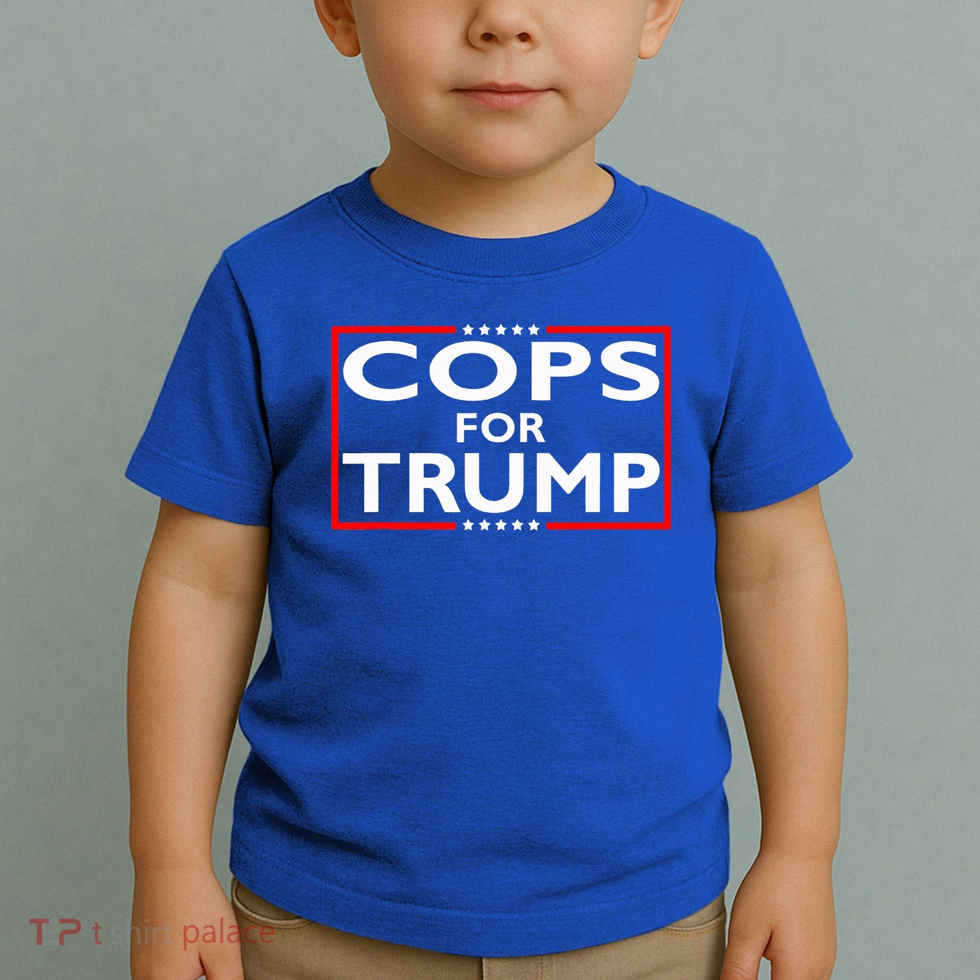 Cops For Trump President Election 2024 Toddler T-Shirt