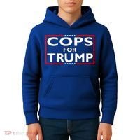 Cops For Trump President Election 2024 Kids Hoodie thumb 4