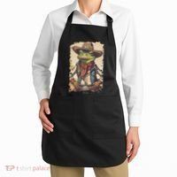 Cowboy Frog Texas Far West Usa Funny Toad Retro Gift Apron thumb 2