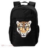 Cool Funny Tiger Tropical Sunglasses Backpack thumb 0