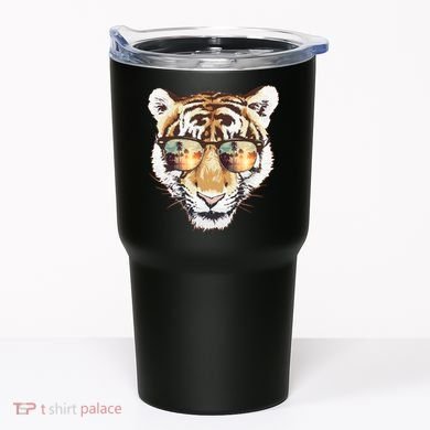 Cool Funny Tiger Tropical Sunglasses Tumbler