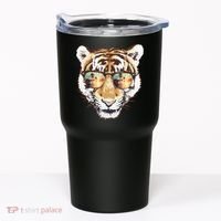 Cool Funny Tiger Tropical Sunglasses Tumbler thumb 0