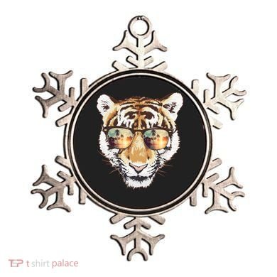 Cool Funny Tiger Tropical Sunglasses Ornament