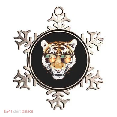 Cool Funny Tiger Tropical Sunglasses Ornament