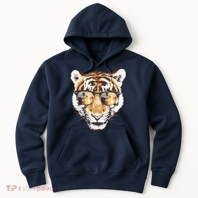 Cool Funny Tiger Tropical Sunglasses Hoodie