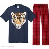 Cool Funny Tiger Tropical Sunglasses Pajama Set thumb 0