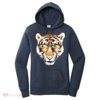Cool Funny Tiger Tropical Sunglasses Women's Hoodie thumb 0
