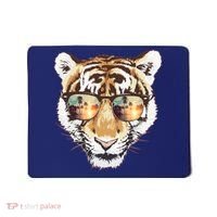 Cool Funny Tiger Tropical Sunglasses Mousepad thumb 0