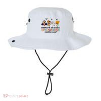 Caring For The Little Monsters Pediatric Nurse Halloween Bucket Hat thumb 0