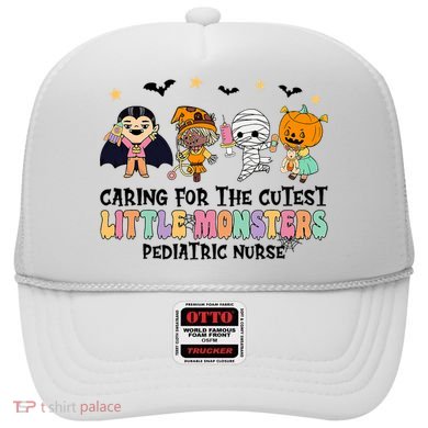 Caring For The Little Monsters Pediatric Nurse Halloween Hat