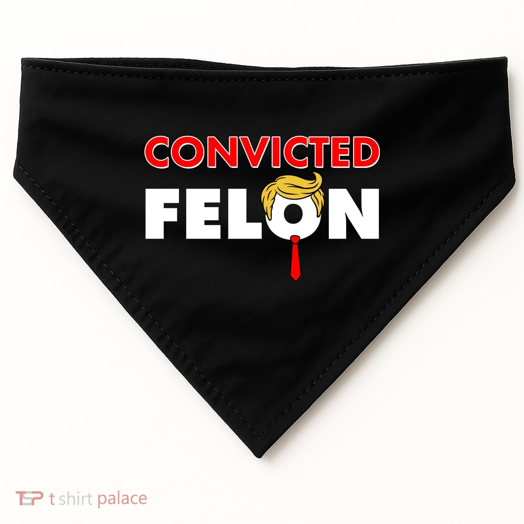 Convicted Felon Trump USA-Made Doggie Bandana