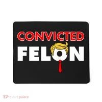 Convicted Felon Trump Mousepad thumb 0