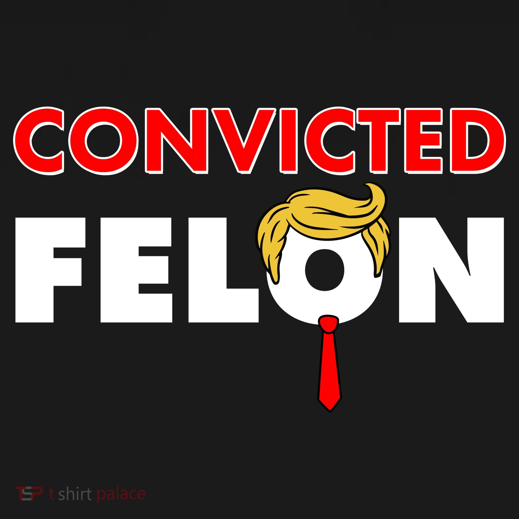 Convicted Felon Trump Ornament