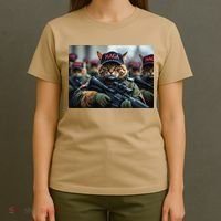 Cats For Trump Maga Army American Flag Patriotic Vote Trump Gift T-Shirt thumb 4
