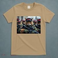 Cats For Trump Maga Army American Flag Patriotic Vote Trump Gift T-Shirt thumb 5