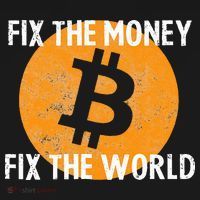 Crypto Fix The Money Fix The World Bitcoin Quote Mousepad thumb 1
