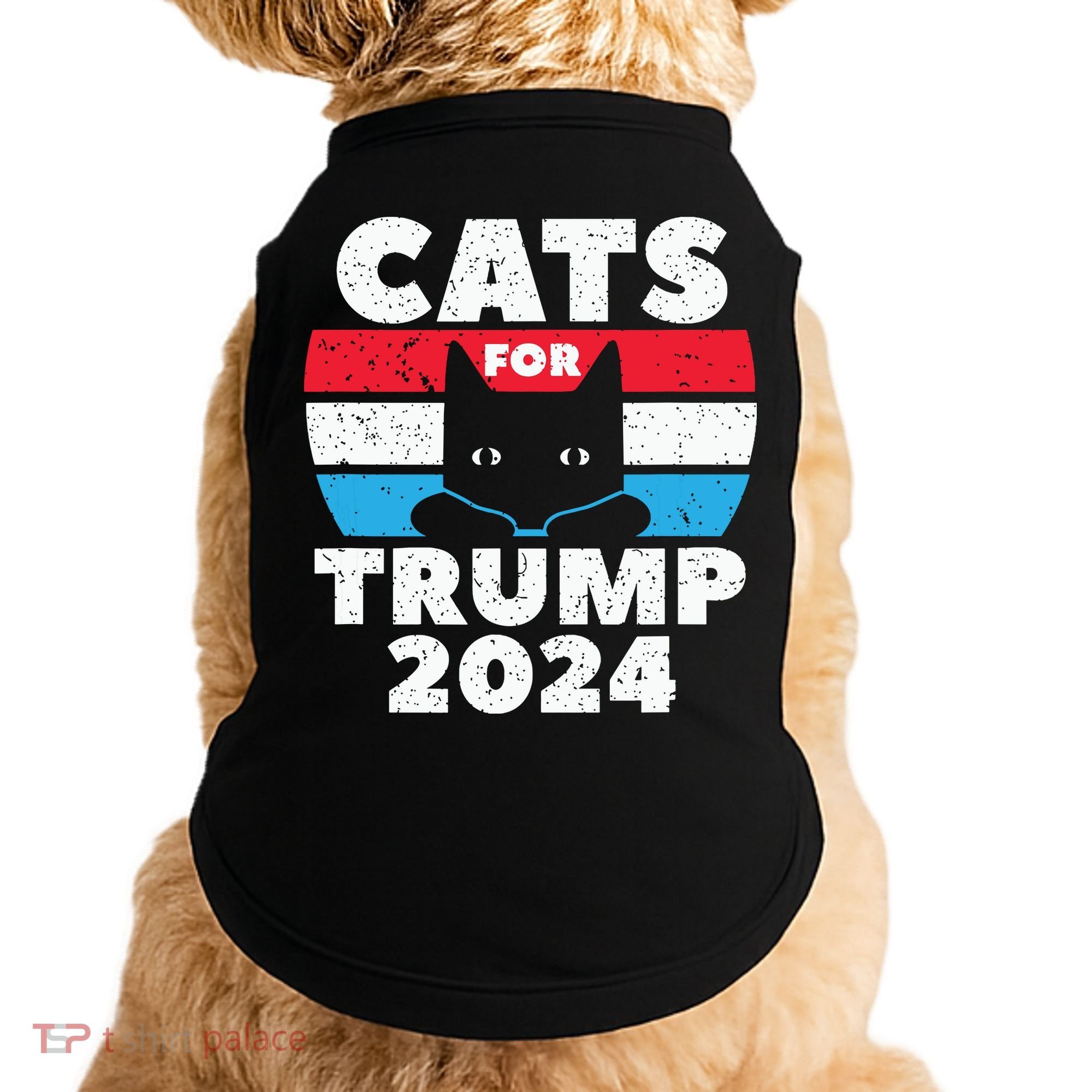 Cats For Trump 2024 Election Doggie Tank
