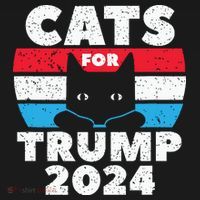 Cats For Trump 2024 Election Doggie Tank thumb 4
