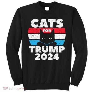 Cats For Trump 2024 Election Sweatshirt