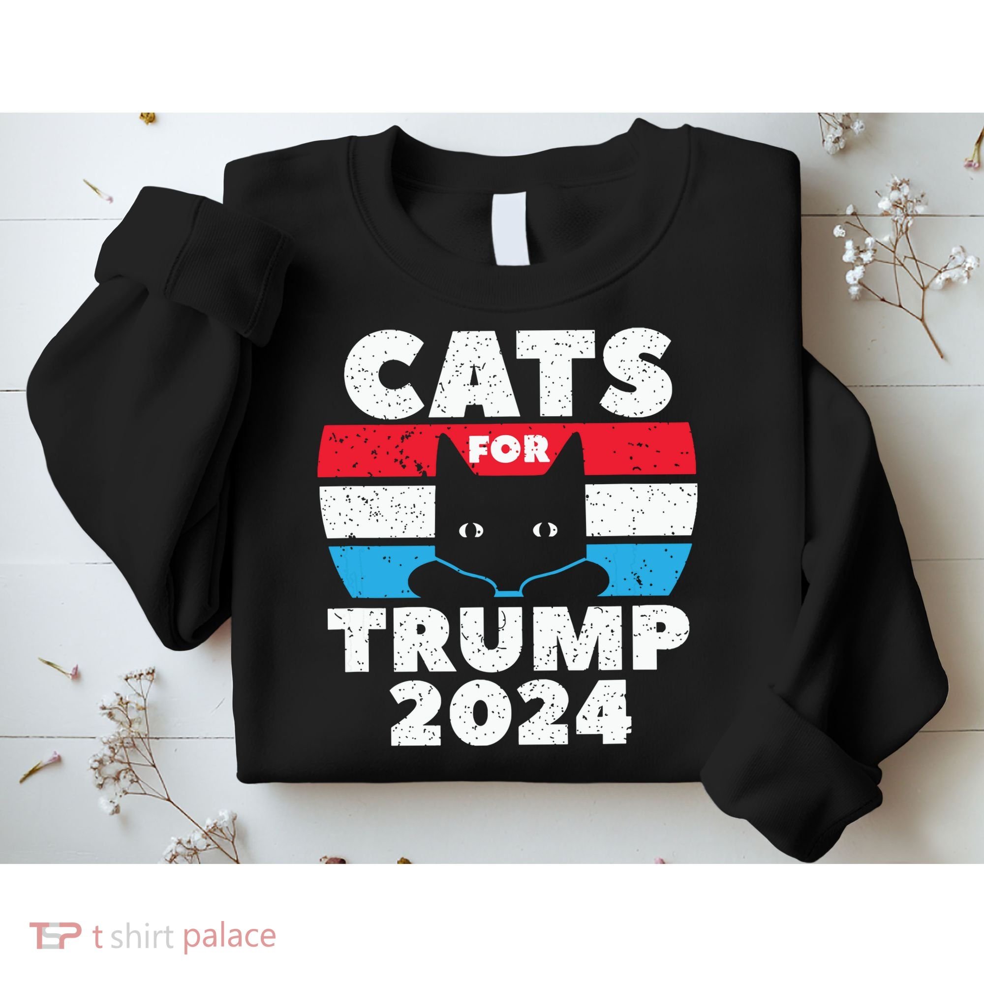 Cats For Trump 2024 Election Sweatshirt