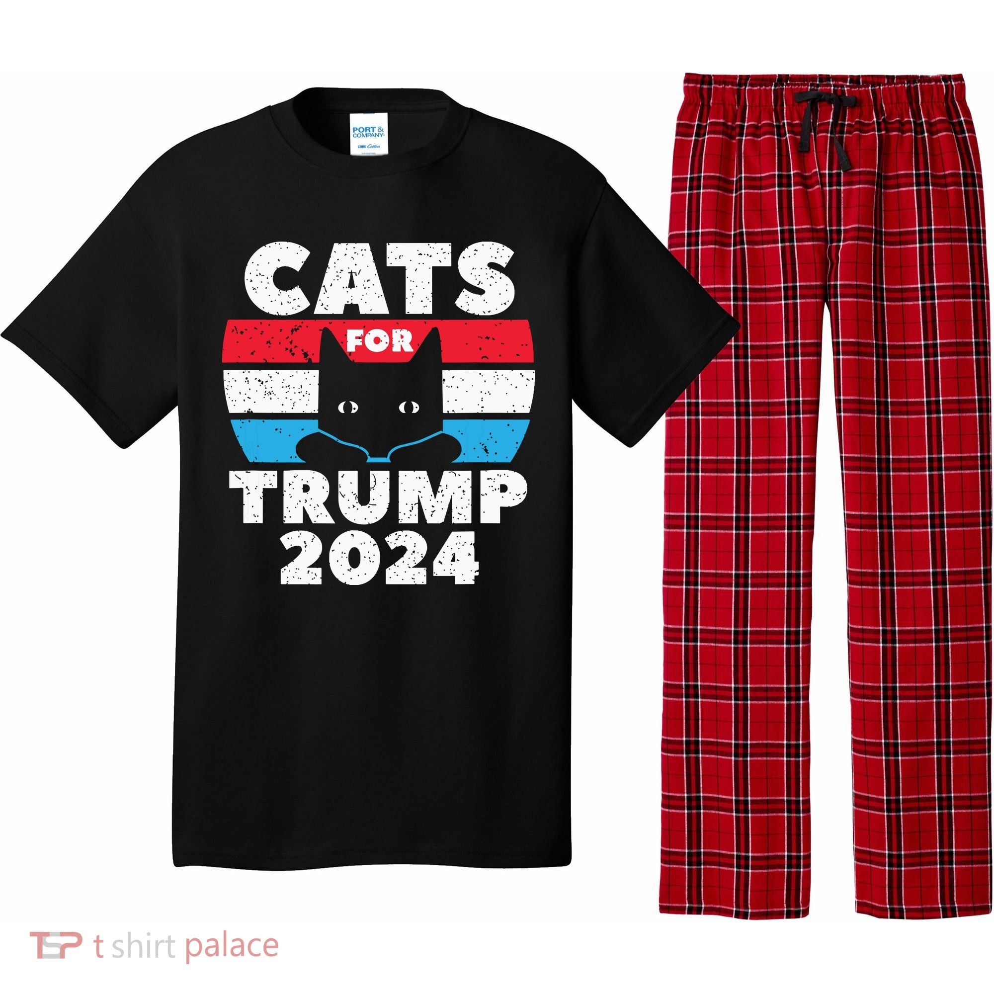 Cats For Trump 2024 Election Pajama Set