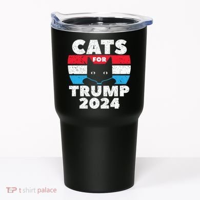 Cats For Trump 2024 Election Tumbler
